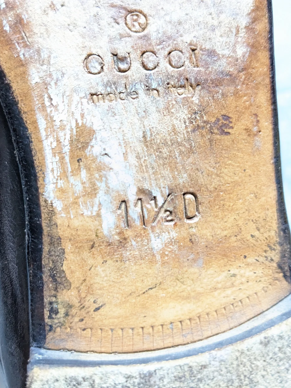 Gucci Horsebit Loafers Brown Leather 12 Mens US